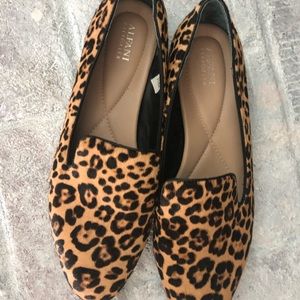 Alfani leopard flats step n flex oceanaa,  size 12